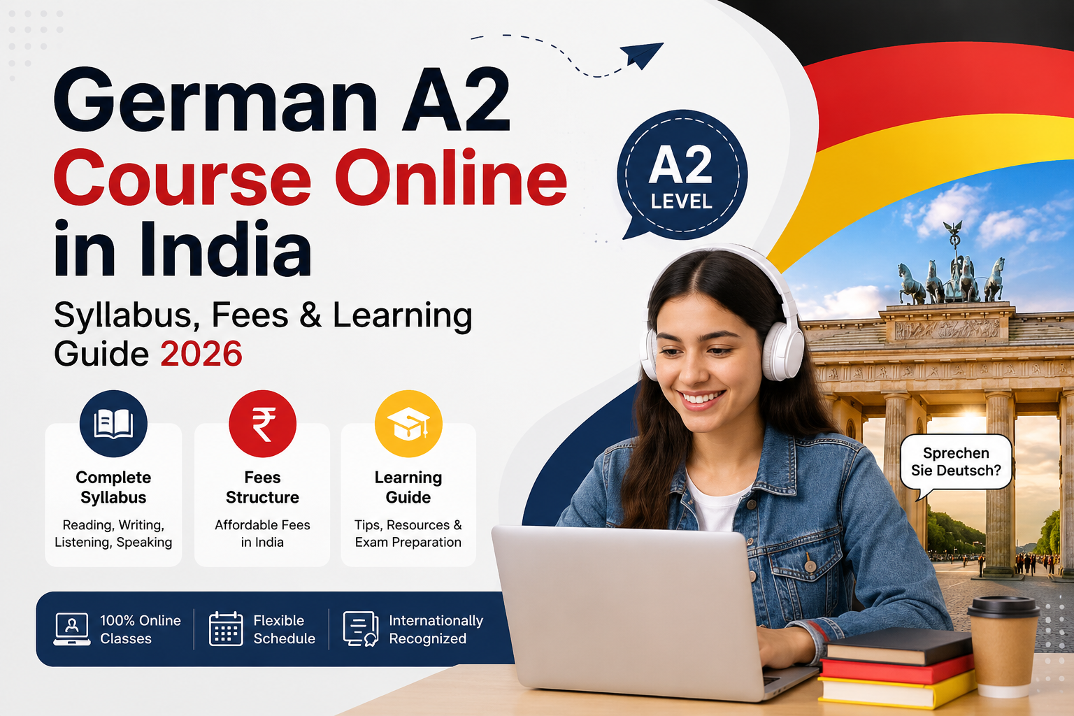 German A2 Course Online in India: Syllabus, Fees & Learning Guide 2026