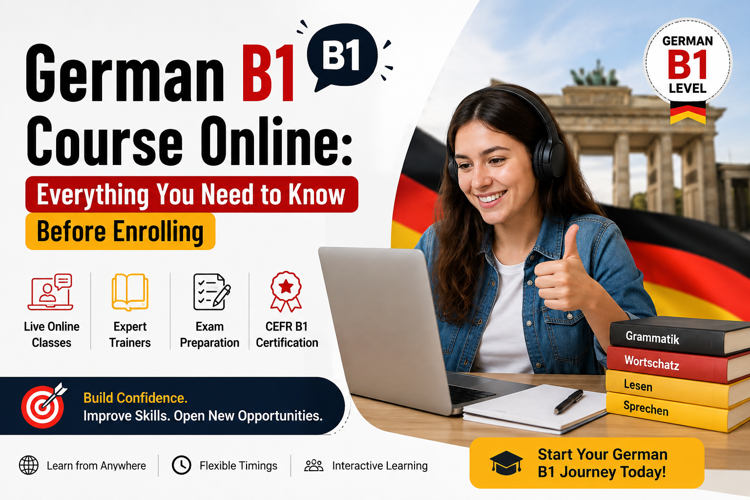 German B1 Course Online: Everything You Need to Know Before Enrolling