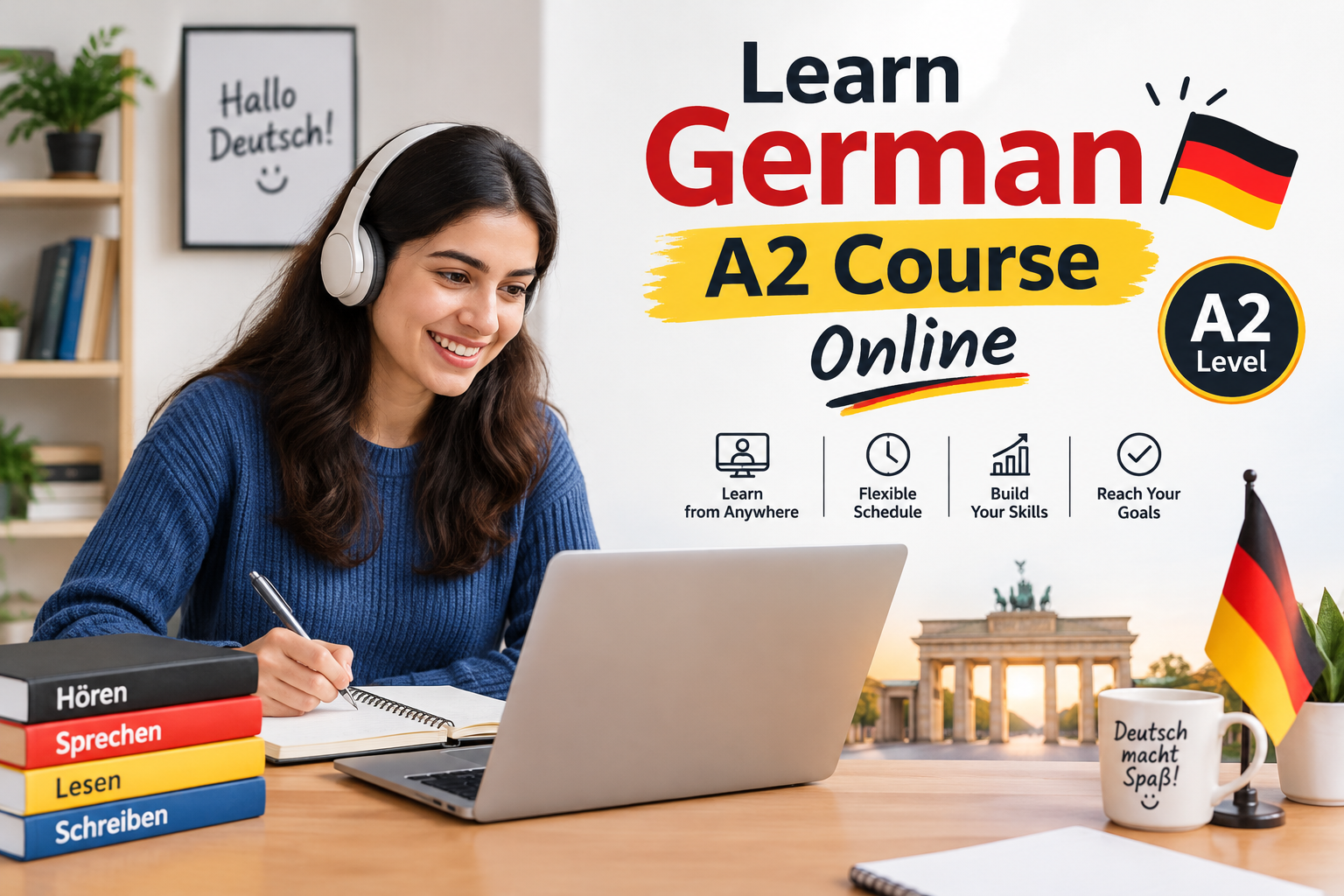 German A2 Course Online: Learn Intermediate German from Home